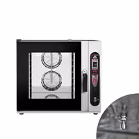 Commercial Electric Combi Oven- Digital Controls - 6x GN 2/1 or 12x GN 1/1 - 2.4" LCD touchscreen - incl. Automatic washing system, Core temperature probe, Direct steam injection, Wi‑Fi & Cloud connectivity