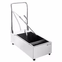 Filtar za friteznо ulje - 48 l/min | 370 W | 450x890x880 mm - na kotačima | nehrđajući čelik | tihi motor 55 dB - uključuje 5 filtara