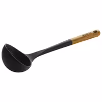 STAUB | Zaimača / Kutlača za juhu - 310 mm - Silikon - Crna boja