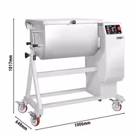 Mješalica za meso električna - 64 l - kapacitet 62 kg - 2,2 kW - reverzibilno miješanje
