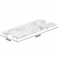 (6 szt.) CAMBRO | Ociekacz GN 1/3 CAMVIEW® – kopolimer – bez BPA – przezroczysty