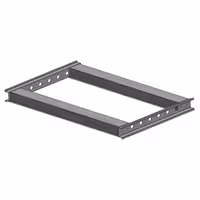 Gas Deck Pizza Oven - Twin Deck - Refractory Stone Deck - 6+6 x Ø 34cm (13.4") - 230V Single Phase - Mechanical Controls - up to 450°C - incl. Frame - with Connecting piece