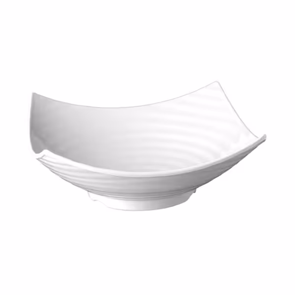 (6 adet) Kase - GLOBAL BUFFET - Melamin - 3L - köşeli - 325x325mm - Derinlik:120mm - Beyaz