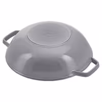 STAUB | SPECIALITIES - Wok sa staklenim poklopcem - Ø 300 mm - Liveno željezo - Grafitno siva