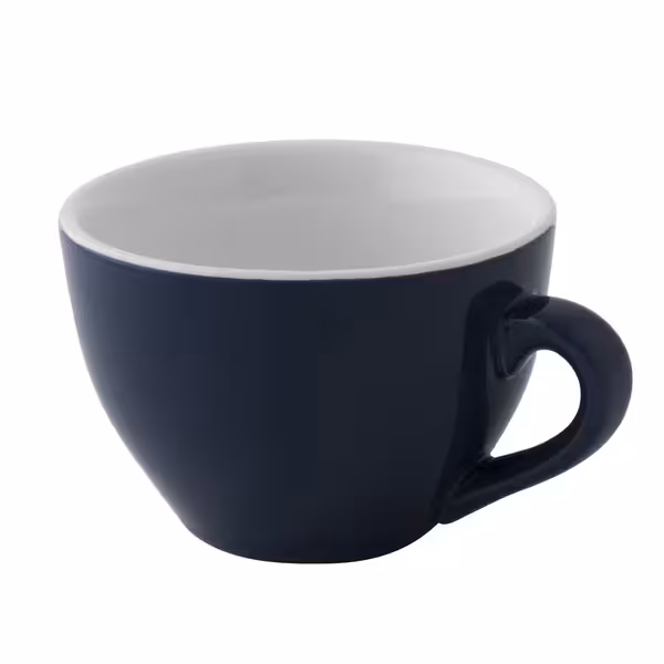 (6 kom) Colors - Šalica za cappuccino - 180 ml - Plava