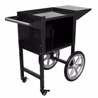 Popcorn Machine Cart - Black