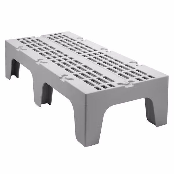 CAMBRO | Serie S - قاعدة تخزين شديدة التحمل - 1525 مم - بسطح شبكي - رمادي مرقط