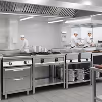 Fogão a gás - 17,0kW - 2 queimadores - aberto com base e gaveta de recolha - com queimadores de alto rendimento