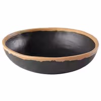 (6 adet) Kase - CROCKER - Melamin - 0,5L - yuvarlak - Ø165mm - Derinlik:40mm - Kahverengi/Terrakotta