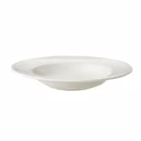(6 pcs) LUX | Deep Plate - Porcelain - Ø230mm - Ivory