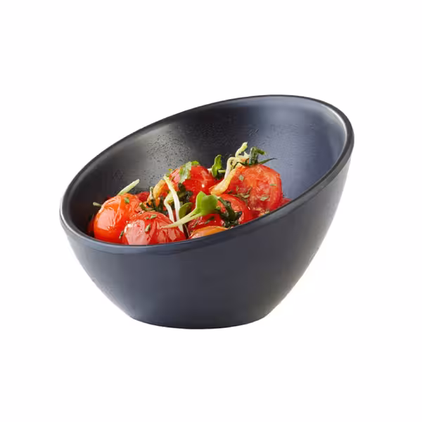 (6 adet) Ramekin (Sos Kasesi) - ZEN - 6'lı Set - Melamin - 80ml - yuvarlak - Ø100mm - Siyah