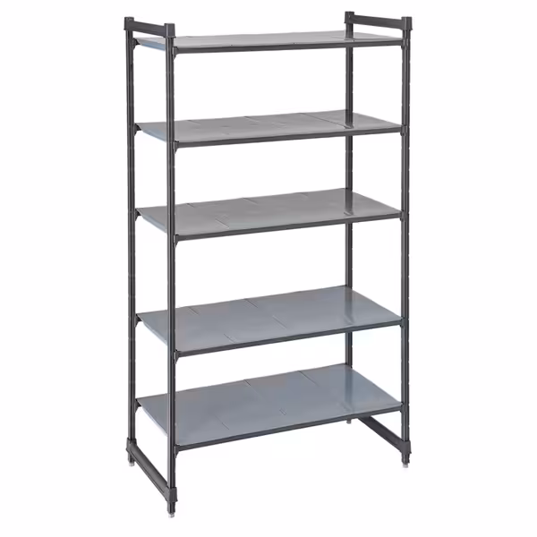CAMBRO | Camshelving® - Basics Plus - رف أساسي - 1070 مم - مزوّد بـ 5 أرفف مغلقة
