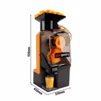 Commercial Electric Orange Juicer - Orange - Automatic fruit feeder