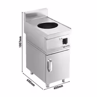Indukcinė WOK viryklė - 3,5 kW - 1 kaitvietė - Ø 300 mm