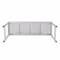 Paslanmaz Çelik Çalışma Tezgahı - Katlanabilir - 1800x700mm