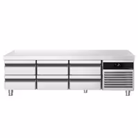 Rashladni pult (Low‑boy) PREMIUM - -2 do +8 °C - 2000 mm - 210 l - 6 ladica - GN 1/1 - Za HR