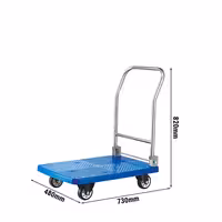 Transportna kolica - 480x730 mm - s 1 policom od plastike