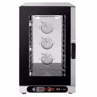 Commercial Electric Combi Oven - Digital Controls - 10x GN 1/1 or 10x EN 600x400 - incl. Automatic washing system, Wi‑Fi & USB, Humidity control