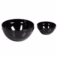 (6 adet) Kase - CASUAL MAXI - Melamin - 250ml - yuvarlak - Ø120mm - Derinlik:55mm - Siyah