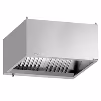 Commercial Wall-Mounted Extractor Hood with Motor – 1000 mm – Controller, Filters & Light