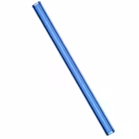 (50 adet) Cam Pipet - 200mm - ø 8mm - düz - Mavi - dahil 1 Naylon Temizlik Fırçası