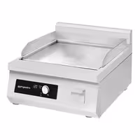 Plancha de inducción Fry top - 5,0 kW - Liso - Superficie de cocción: 360x240mm
