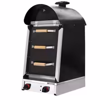 Commercial Electric Jacket Potato Oven - Manual Controls - 4.5kW - 230V - 530x1210x740mm - stainless steel - with 3 drawers