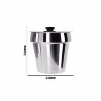 Vervangpan voor bain-marie/hotpot - 6,5 L - incl. deksel - voor BHPV65 & CDBV11