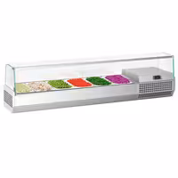 Countertop Prep Well / Refrigerated Topping Unit PREMIUM PLUS - 1733x413mm - 6x GN 1/3