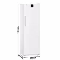 LIEBHERR | Szafa chłodnicza PERFORMANCE – 420 L – od +1 do +15 °C – z wnętrzem z tworzywa sztucznego i 1 drzwiami – biała