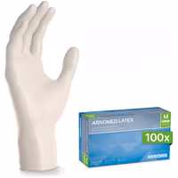 (10 komada) ARNOWA | Jednokratne lateks rukavice – 100 komada – Veličina M – Prirodne
