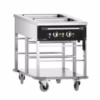 Toplovodna kupka grijana kolica - 2 kW - 2x GN 1/1 - odvojena regulacija temperature po bazenu