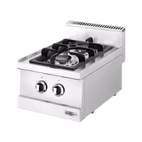 Plinsko kuhalo - 6,5 kW - 2 plamenika - samostojeći - 400x600x900 mm