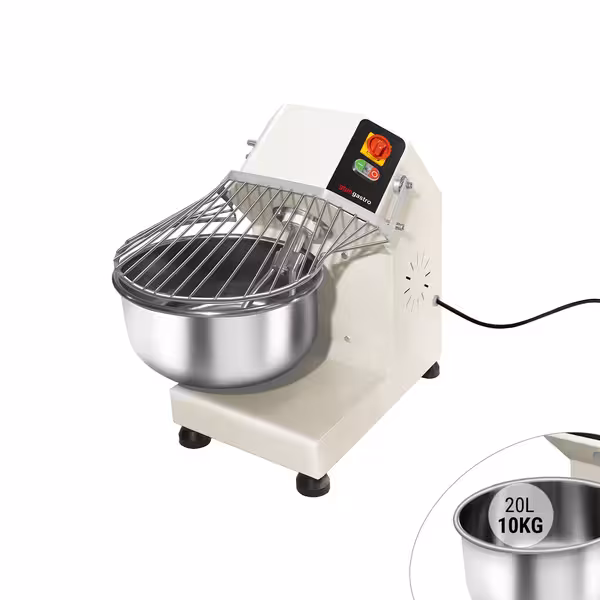 Commercial Dough Mixer - 20L / 13kg - Fixed Head & Bowl - 400V 3‑Phase