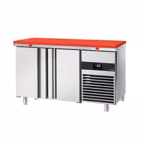 Kontatur tal-wiri tal-ikel iffriżat premium – 1400 x 700 mm – b'żewġ bibien – inkluż bord aħmar għall-qtugħ