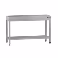 طاولة عمل ستانلس ستيل ECO - 1200x600mm - مع رف سفلي