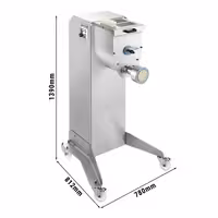 Profesionalni Električni stroj za izradu tjestenine s ugrađenom planetarnom miješalicom za tijesto - 20 kg/h - 2250 W - Ø 110 mm