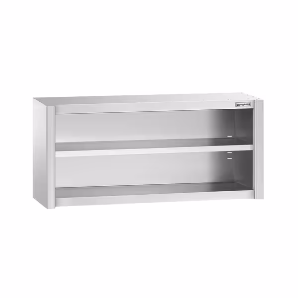 خزانة حائط ستانلس ستيل PREMIUM - 1400x400mm - بدون باب انزلاقي - بدون باب ذو أجنحة - ارتفاع 650 mm