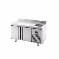 Rashladni pult PREMIUM PLUS - 1468x600 mm - 250 l - Ventilirano hlađenje - s 1 korita - s 2 vrata - Podignuti rub