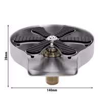 Glass Rinser - with integrated flow regulator - G3/8"