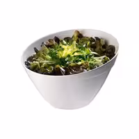 (6 adet) Kase - BALANCE - Melamin - 2,5L - yuvarlak - Ø245mm - Derinlik:150mm - Beyaz