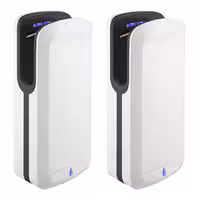 (2 pcs) Hand Dryer with Sensor & UV Light - White