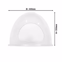 PLEXI poklopac za grijač za jaja - 570x572x577 mm - za EKEG36, EKSG36, EKWG36 & EKRG36 - prozirno