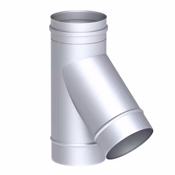 T-komad - 60° - od nehrđajućeg čelika - Duljina: 1.000 mm - Ø 250 mm