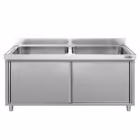 ECO ormar za pranje posuđa – 1800 x 600 mm – s 2 sudopera