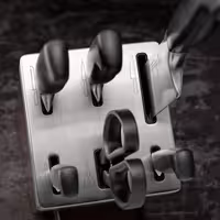 ZWILLING | FOUR STAR SharpBlock - självslipande knivblock - 7-delars - brun