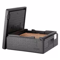 CAMBRO | CAM GOBOX® - Kutija za dostavu pizze sa unosom sa gornje strane - Za 2 pizze - Crna boja