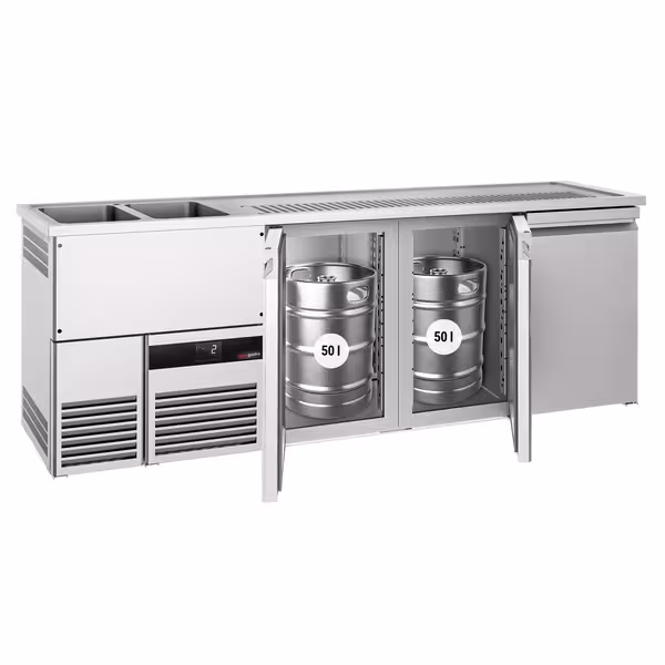Pivski šank PREMIUM - 2500x700 mm - 3 Vrata