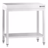 طاولة عمل ستانلس ستيل PREMIUM - 800x600mm - مع رف سفلي