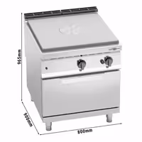 Francia főzőlap - 20,8 kW - gázsütő statisztikus - 7,8 kW
